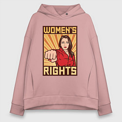 Женское худи оверсайз Права женщин