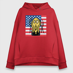 Женское худи оверсайз Крик США