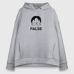 Женское худи оверсайз Dwight Kurt false - the office