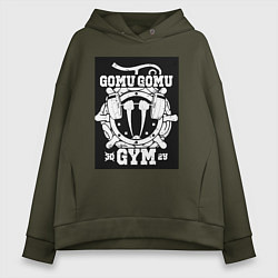 Женское худи оверсайз Ван-Пис Луффи Монки Д плод