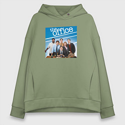 Женское худи оверсайз The office poster