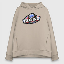 Женское худи оверсайз Boxing sport