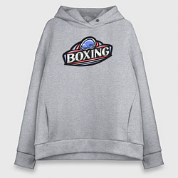 Женское худи оверсайз Boxing sport