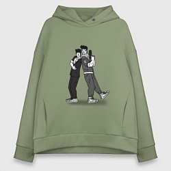 Женское худи оверсайз Таймскип