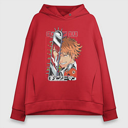 Женское худи оверсайз Человек-бензопила Денджи Макима Почита