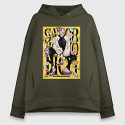 Женское худи оверсайз Модный Годжо - Магическая битва