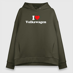 Женское худи оверсайз I love Volkswagen