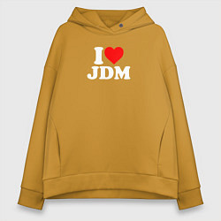 Женское худи оверсайз I love JDM