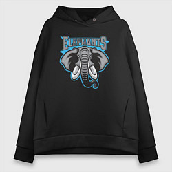 Женское худи оверсайз Elephants team