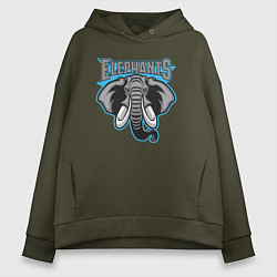 Женское худи оверсайз Elephants team