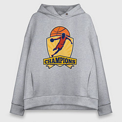 Женское худи оверсайз Champion basketball