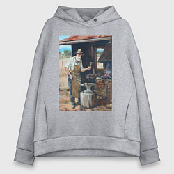 Женское худи оверсайз Металлург