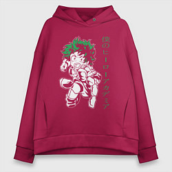 Женское худи оверсайз Моя геройская академия Изуку Мидория Деку