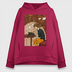 Женское худи оверсайз Писатель