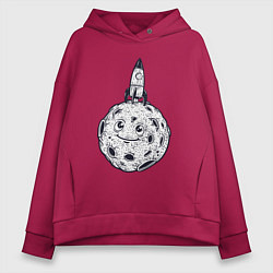 Женское худи оверсайз Добрая Луна