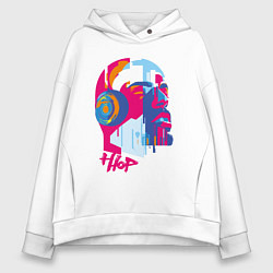 Женское худи оверсайз Hip Hop DJ музыка