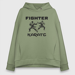 Женское худи оверсайз Fighters karate