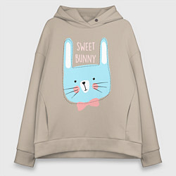 Женское худи оверсайз Sweet bunny