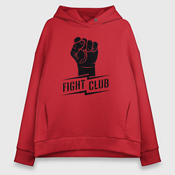 Женское худи оверсайз Fight club warrior