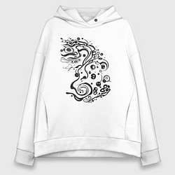 Женское худи оверсайз Вдохновение из природы