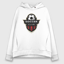 Женское худи оверсайз Соккер клуб