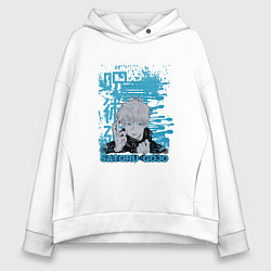 Женское худи оверсайз Jujutsu Kaisen Gojo расширение территории