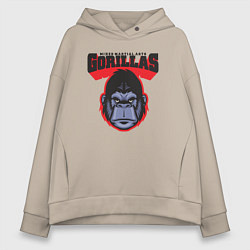 Женское худи оверсайз Gorillas MMA