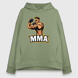 Женское худи оверсайз Fighter MMA