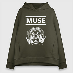 Женское худи оверсайз Muse rock dog