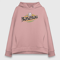 Женское худи оверсайз Спорт - бейсбол