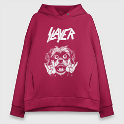 Женское худи оверсайз Slayer rock dog