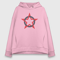 Женское худи оверсайз Circle star USSR