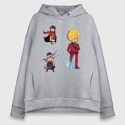 Женское худи оверсайз Ван-Пис Санджи Зоро