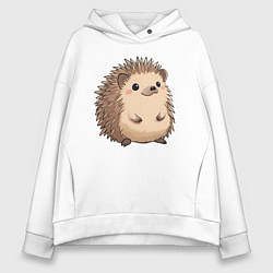 Женское худи оверсайз Ёжик арт
