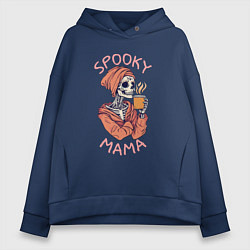 Женское худи оверсайз Spooky mama