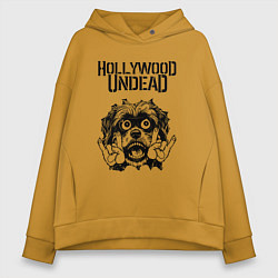 Женское худи оверсайз Hollywood Undead - rock dog