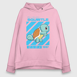 Женское худи оверсайз Покемоны Сквиртл Squirtle