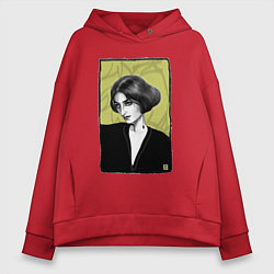 Женское худи оверсайз Желтоглазая мадам