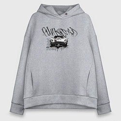 Женское худи оверсайз Punk road