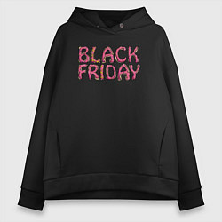 Женское худи оверсайз Black friday day