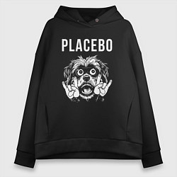 Женское худи оверсайз Placebo rock dog