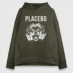 Женское худи оверсайз Placebo rock dog