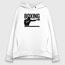 Женское худи оверсайз Боксер boxing