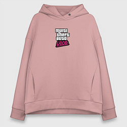 Женское худи оверсайз GTA vice city game logo