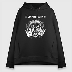 Женское худи оверсайз Linkin Park 2024 rock dog