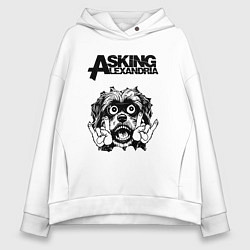 Женское худи оверсайз Asking Alexandria - rock dog