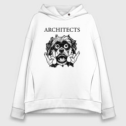 Женское худи оверсайз Architects - rock dog