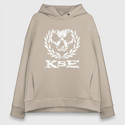 Женское худи оверсайз Череп killswitch engage