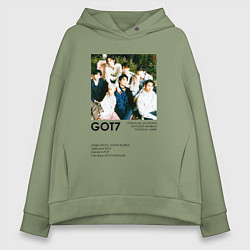 Женское худи оверсайз GOT7 группа основание