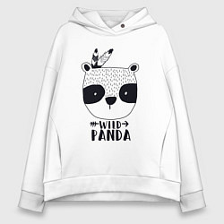 Женское худи оверсайз Wild panda